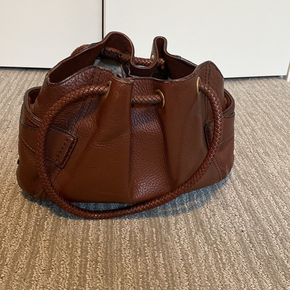 EUC Cole Haan Small Denney Bag in whiskey